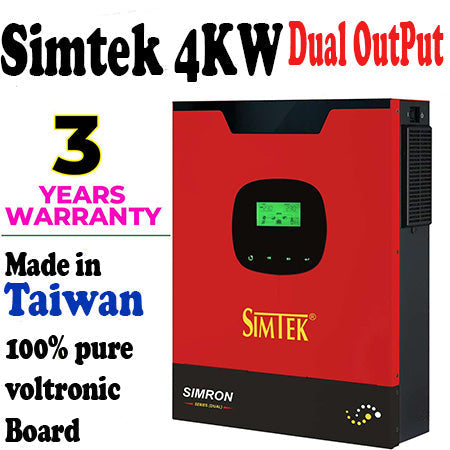 Simtek SIMRON (DUAL) 4KW-24V Solar Inverter